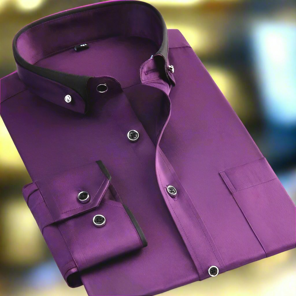 Heren overhemd | Slim Fit & Zakelijk | Formeel Overhemd met Knoopsluiting