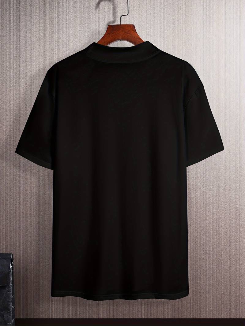 Heren T-shirt | Korte Mouwen & Colkraag | Slim Fit Zomerbasis | Katoen