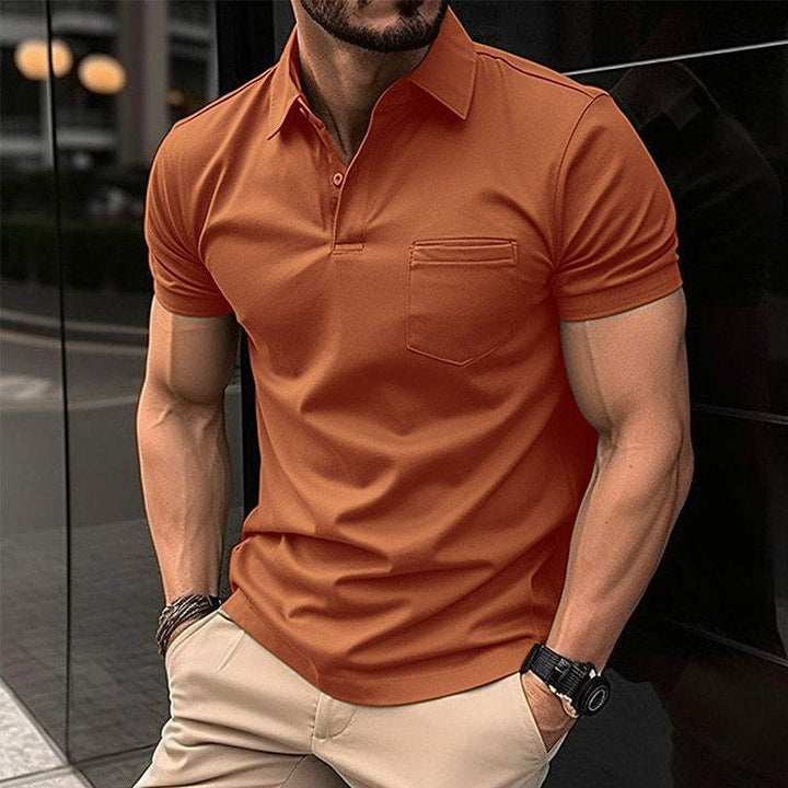 Heren Polo T-Shirt | Slim Fit Sportief Model | Zijdezacht & Ademend | Katoen & Polyester