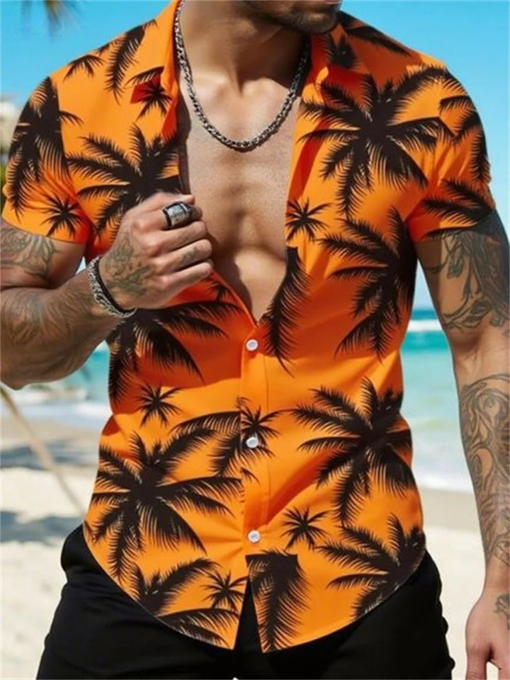 Heren Shirt | Slimfit | Met Knoopjes | Zomer