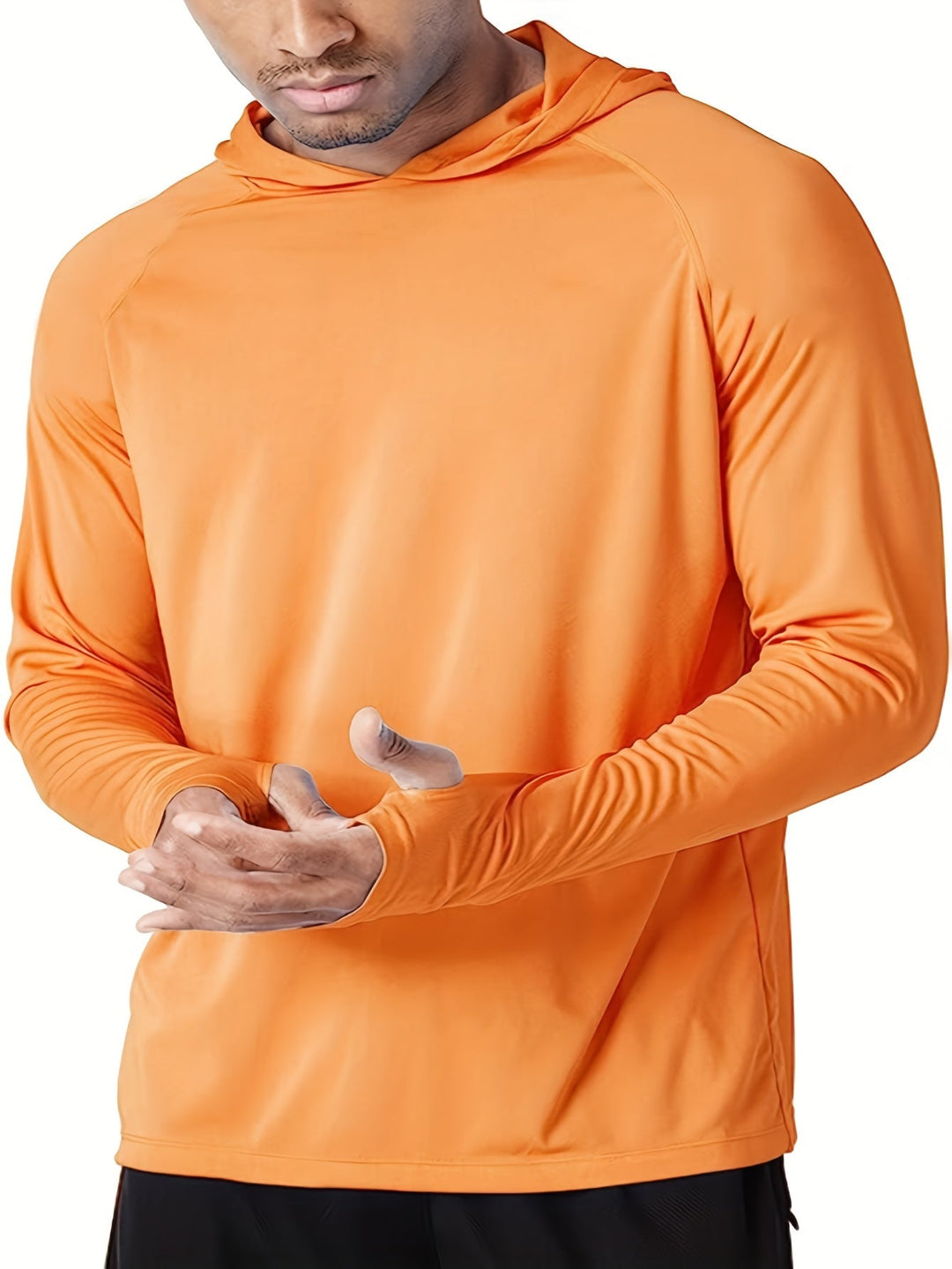 Heren Shirt met Capuchon | Sneldrogend & Ademend | Lichtgewicht Polyester