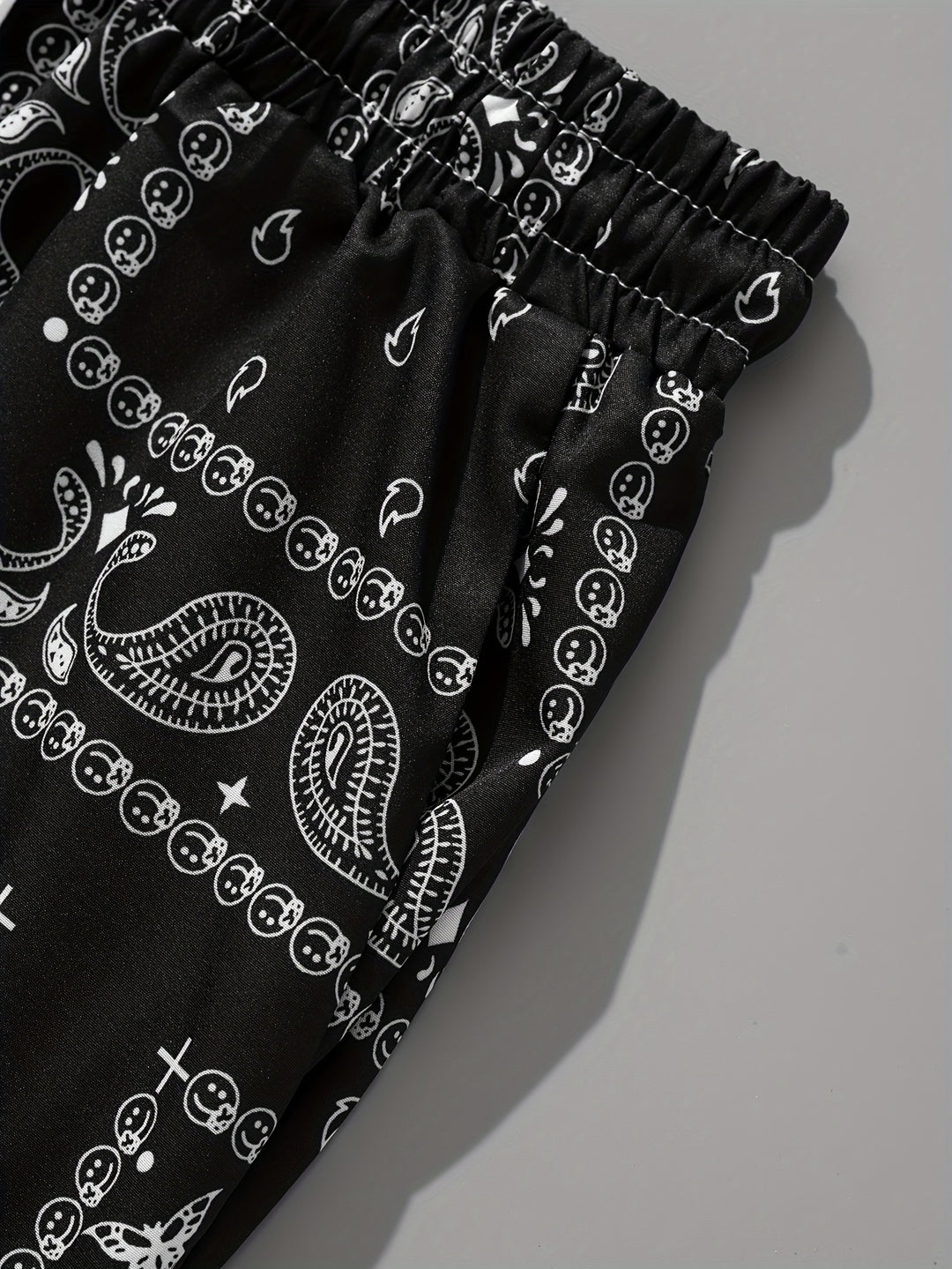 Heren Strandshort | Stijlvol & Comfortabel | Paisley Patroon & Zakken