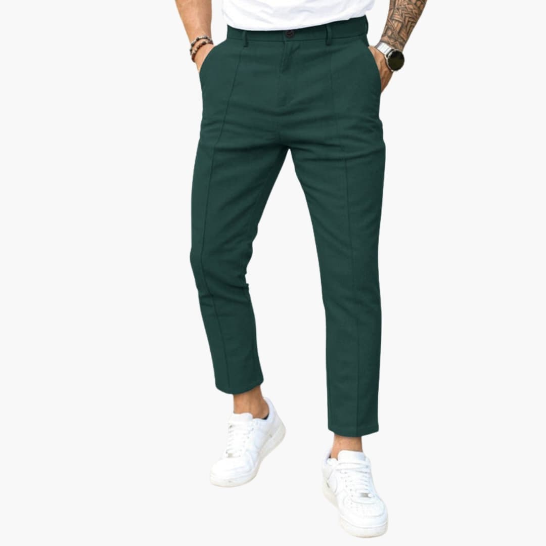 Heren Pantalon | Slimfit | Smalle Pijpen | Zomer
