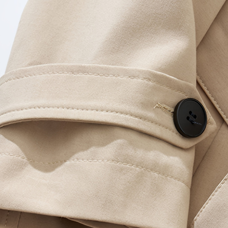 Winterjas Heren | Lange Overjas met Zakdesign | Dubbel Geknoopt & Stijlvolle Reverskraag