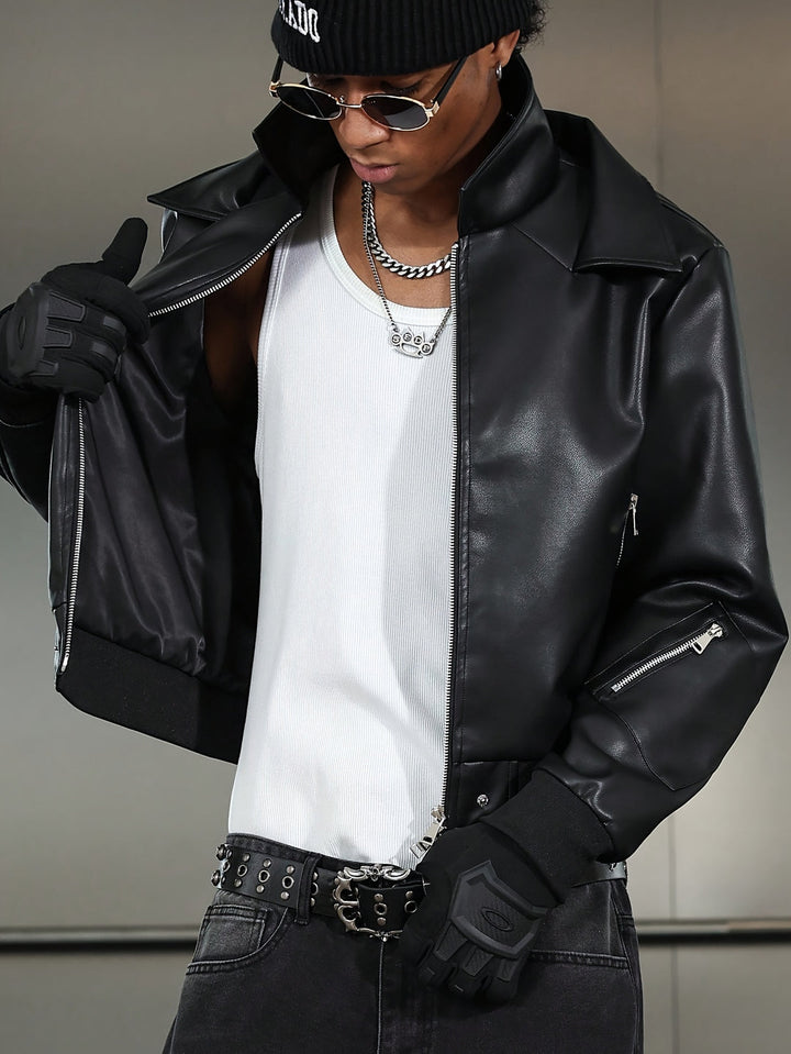 Heren Jas | Streetwear | Met Ritsdetails | Lente