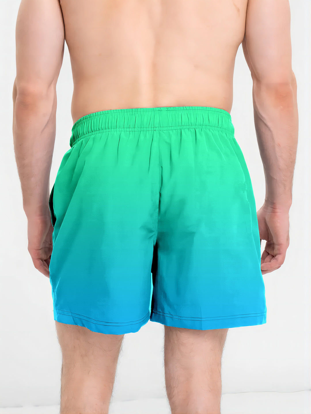 Heren Strandshorts | Sneldrogend & Lichtgewicht | Trekkoord & Ombre Design | Zomer Activewear