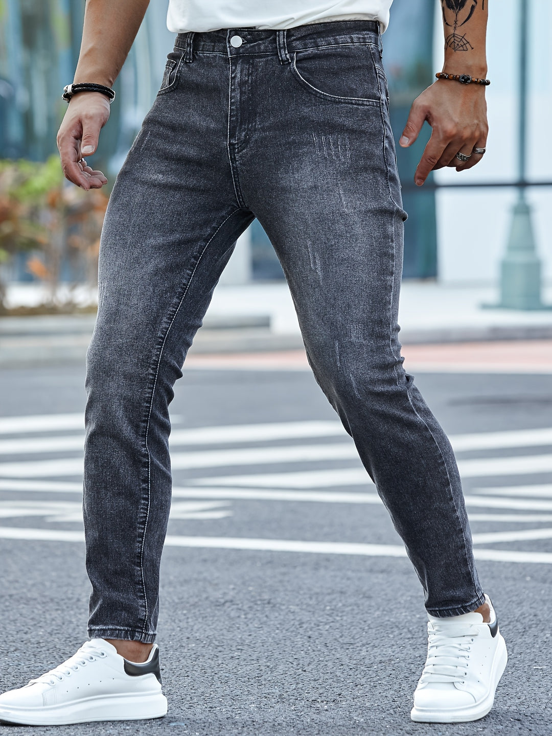Heren Skinny Fit Jeans | Medium stretch en comfort | Veelzijdig denim