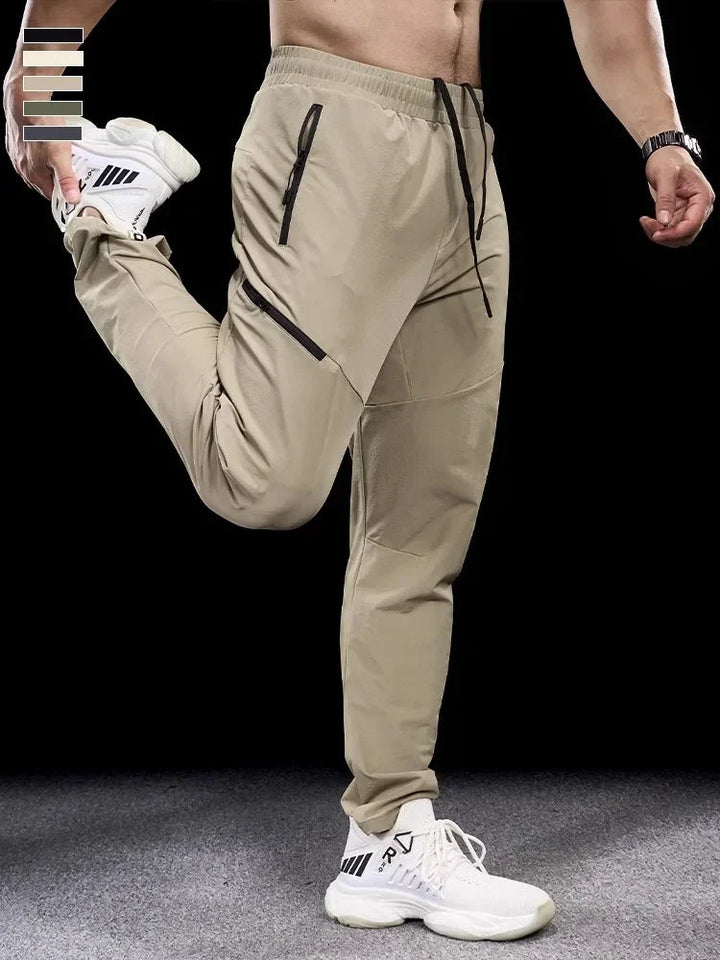 Heren Joggingbroek | Tapered | Met Ritszakken | Winter