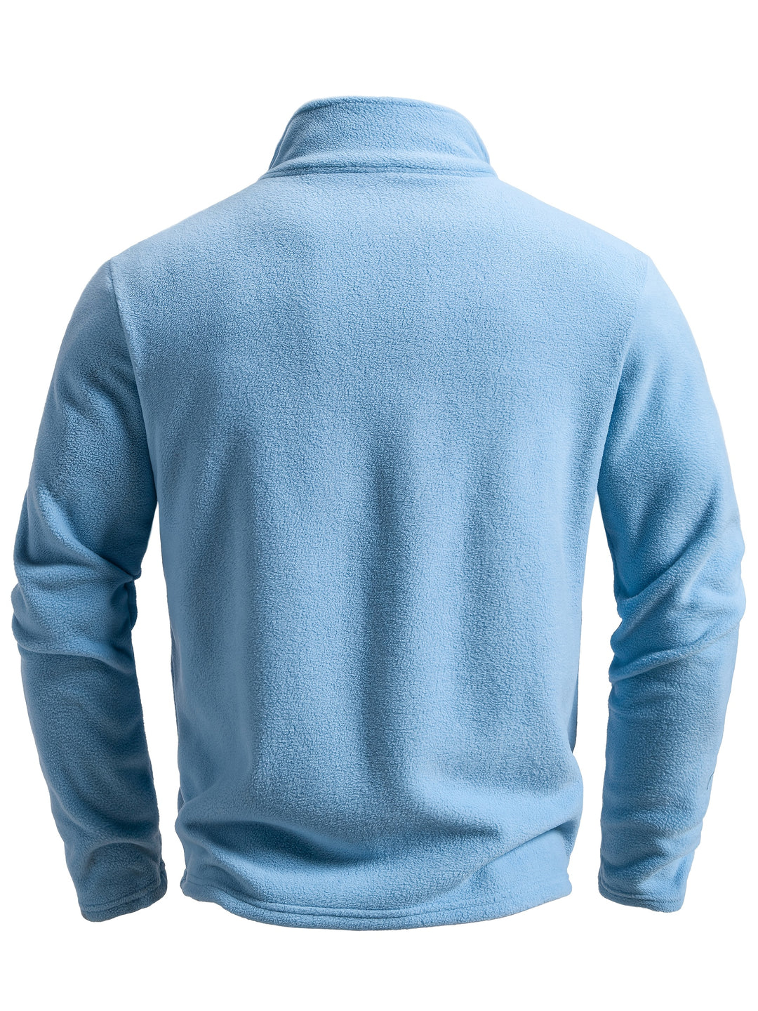Heren Jas | Warme Lange Mouw | Standkraag & Effen Design | Herfst