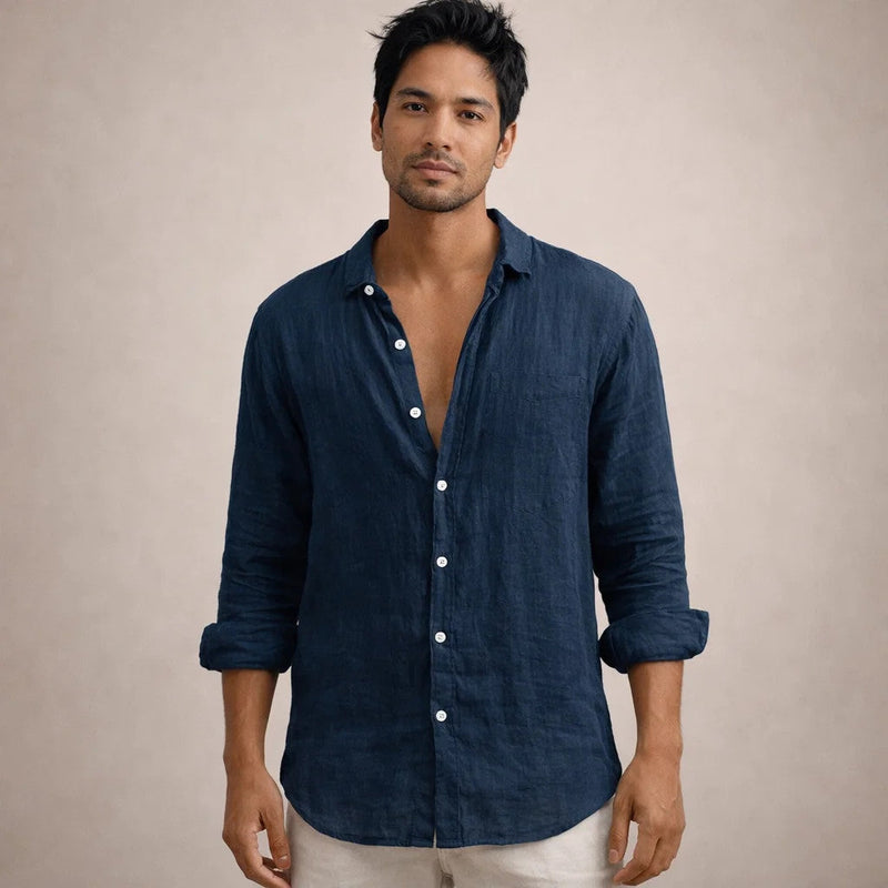 Heren Shirt | Elegant | Lange Mouw | Zomer
