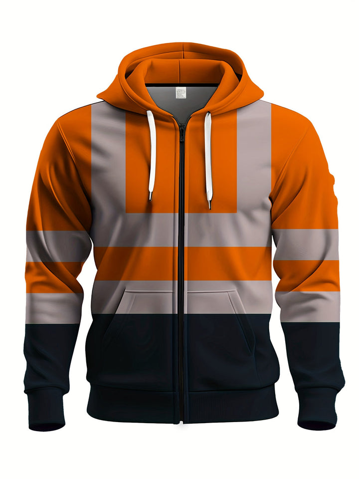 Winterjas Heren | Oversized Hoodie | Full-Zip & Warm | Werkkleding & Casual