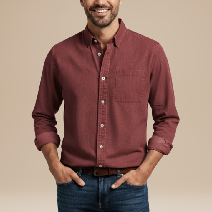 Overhemd Heren | Casual & Elegant | Met Borstzak