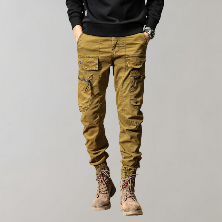Heren Cargo Jogger | Multi-Pocket & Tactical | Techwear Katoen | Outdoor Kleding