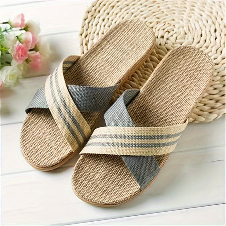 Heren Slippers | Kruisband Design | Comfortabel & Antislip | EVA Zool