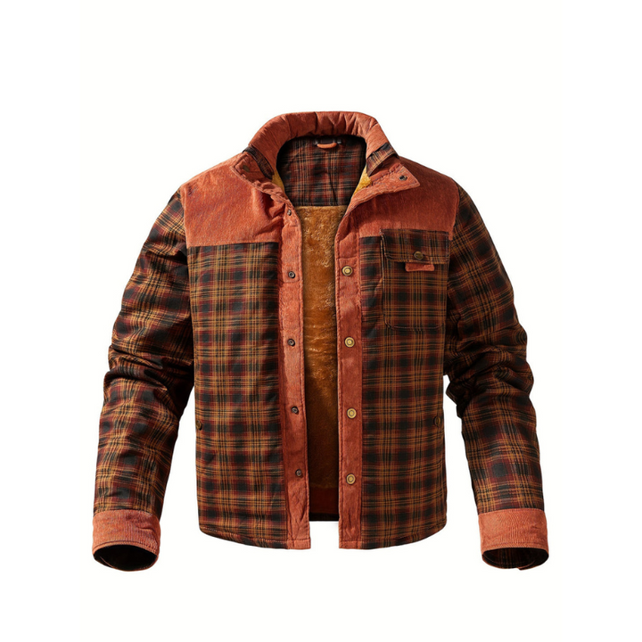 Winterjas Heren | Geruit Design | Warm & Casual Look