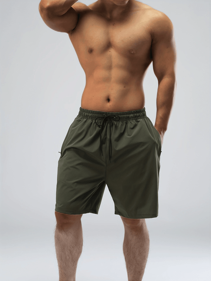 Heren Boardshort | Effenkleurig & Snel Droog | Mid-Stretch Pasvorm | Polyester