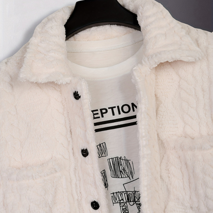 Winterjas Heren | Casual Bontjas | Knopen & Losse Pasvorm