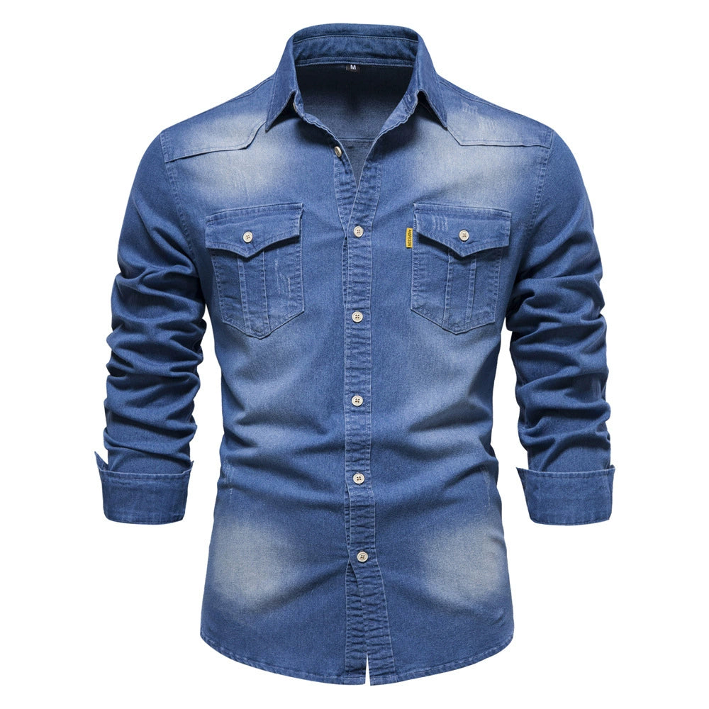 Heren Shirt | Slimfit | Lange Mouw |  Lange mouwen