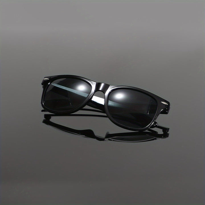 Heren Zonnebril | Vintage Stijl | PC Frame met Anti-Reflectie Coating | Dagelijks Comfort