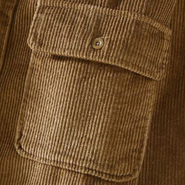 Geraffineerd Corduroy overhemd voor behaaglijke winter Elegantie en veelzijdigheid | Olivier