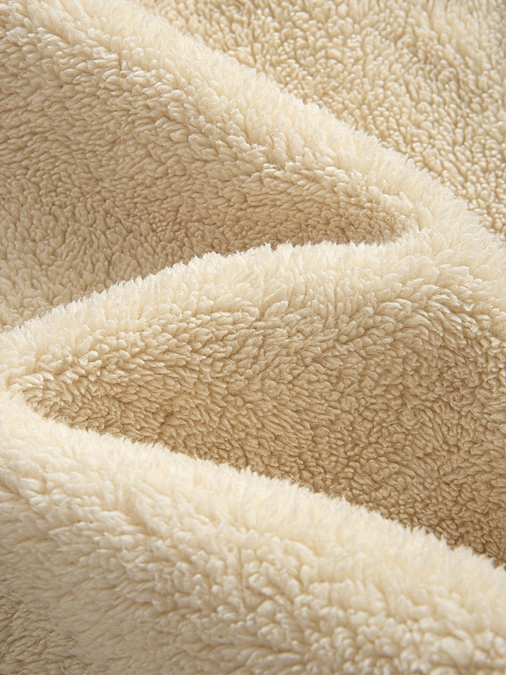 Heren Trui | Winter stijl | Fleece & Pluche | Polokraag | Lange Mouw