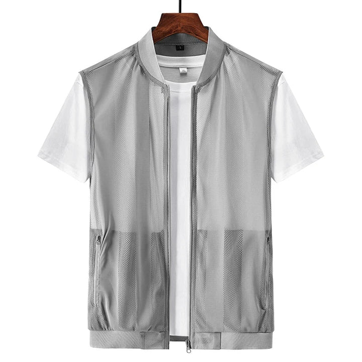 Heren Bodywarmer | Vintage | Met Rits | Zomer