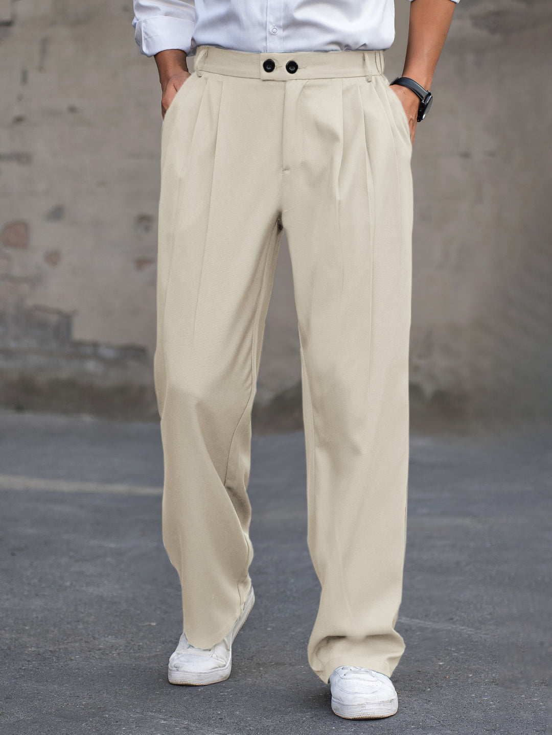 Heren Rechte Broek | Casual | Comfortabel & Functioneel | Lente & Zomer