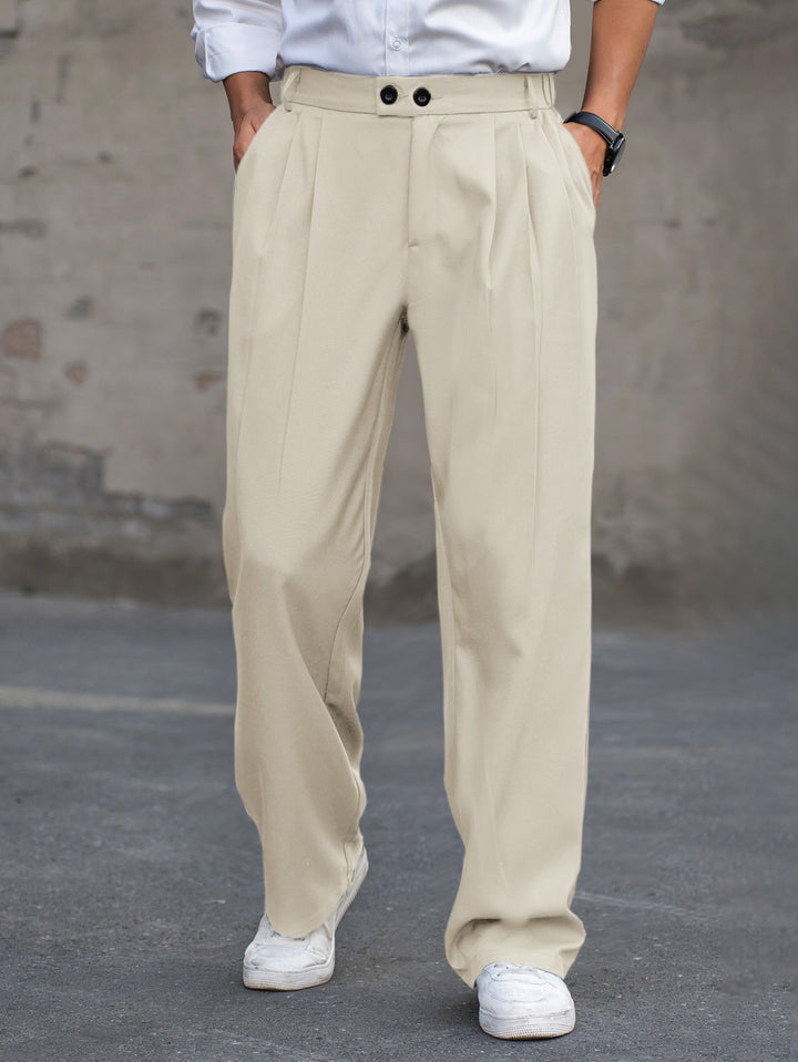 Heren Rechte Broek | Casual | Comfortabel & Functioneel | Lente & Zomer