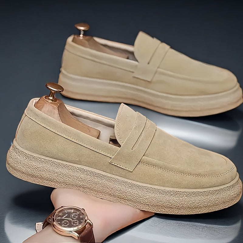 Heren Instappers | Modern & Comfortabel | Slip-On Stijl met Rubberen Zool | PU Leer
