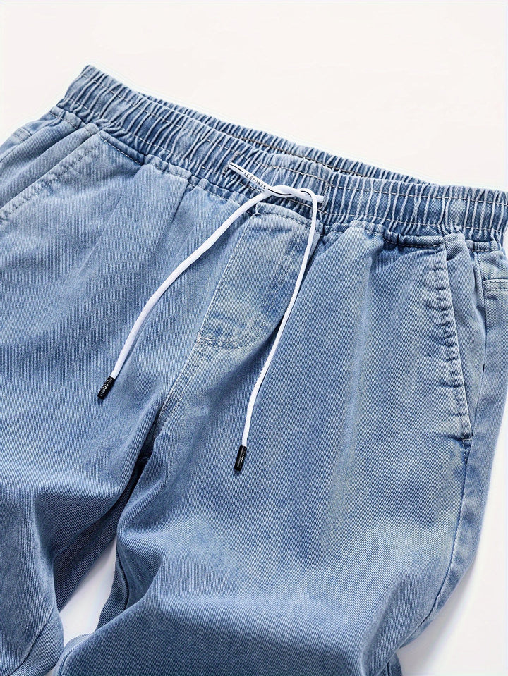 Heren Jeans | Trekkoordsluiting | Casual & Komfortabel | Buitenactiviteiten | Denim