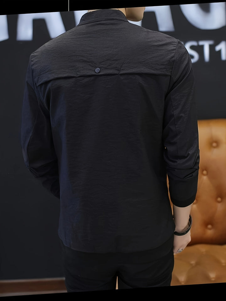 Heren Slim Fit Jas | Stijlvol & Modieus | Button-Down | Lente & Herfst