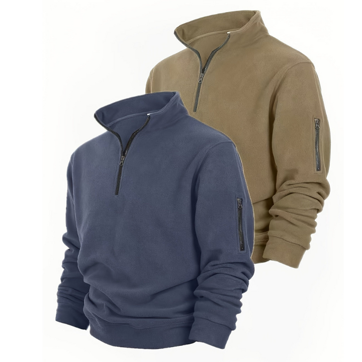 Truien Heren | Half-Zip | Comfortabel & Casual | Effen Design