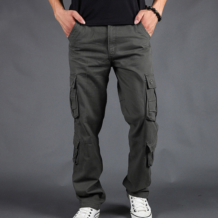 Heren Cargo Broek | 100% Katoen | Duurzaam, Comfortabel & Stoer | Outdoor & Casual