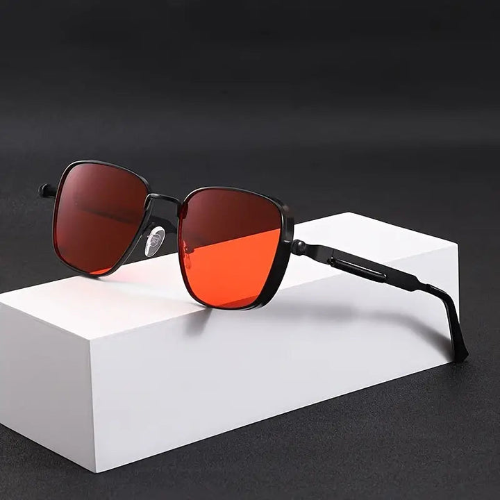 Heren Zonnebril | Aviator Design | Gepolariseerde Lenzen | UV400 Bescherming | Metalen Frame