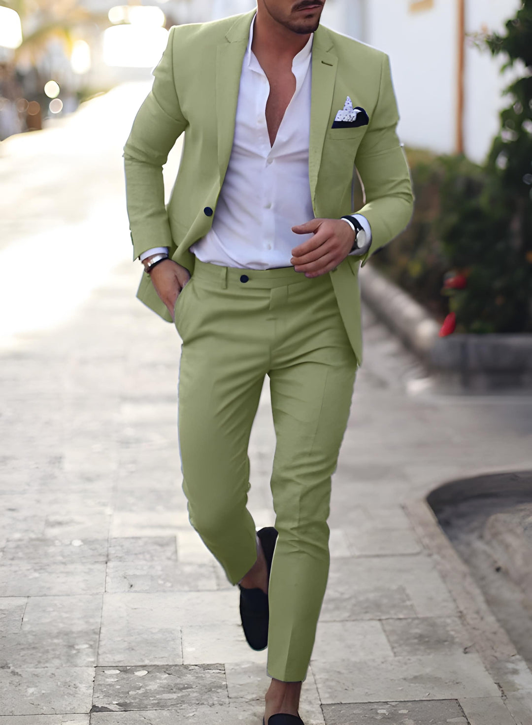 Heren Pak | Tweedelig Kleding | Slim Fit | Elegante Look