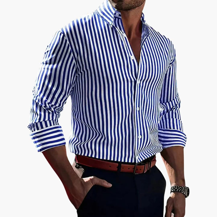 Heren Shirt | Slimfit | Met Knoopsluiting | Lente