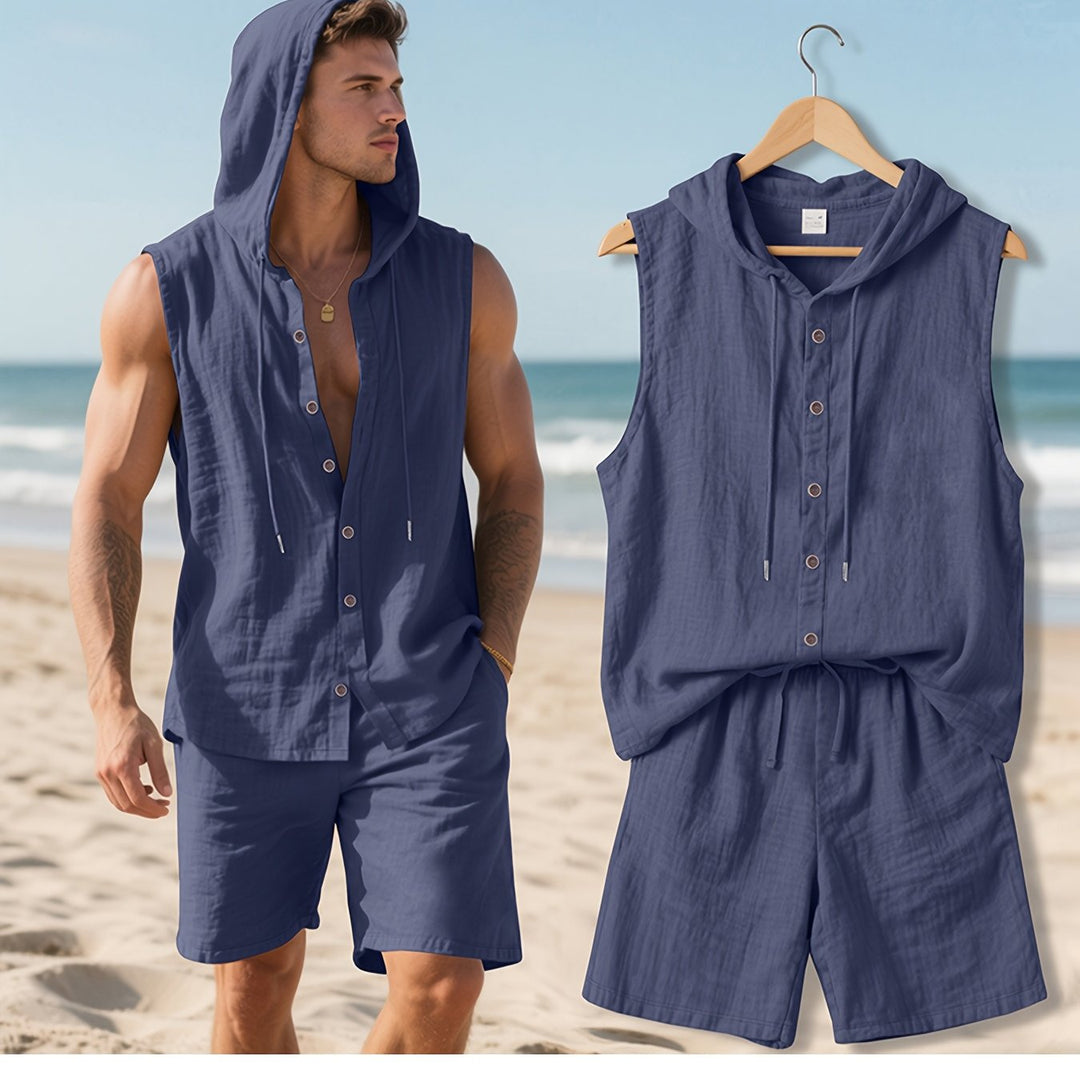 Heren Set | Casual | Met Capuchon | Zomer