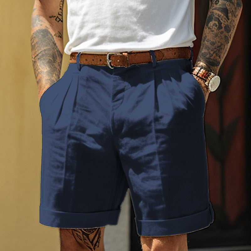 Heren Short | Elegant | Omgeslagen Zoom | Zomer
