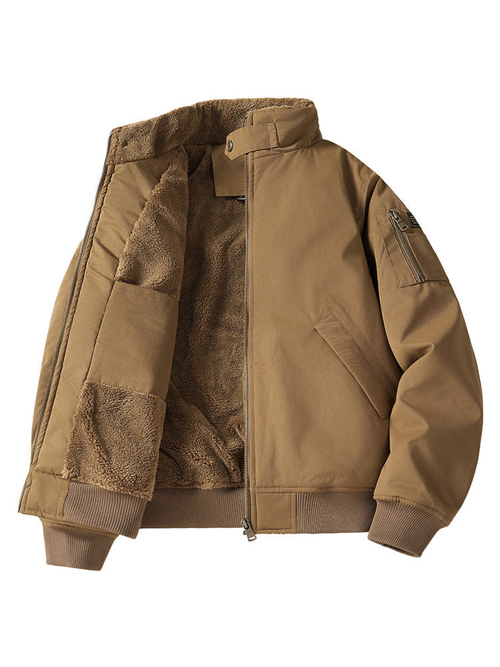 Tussenjas Heren | Vintage | Hoge Kraag | Lente