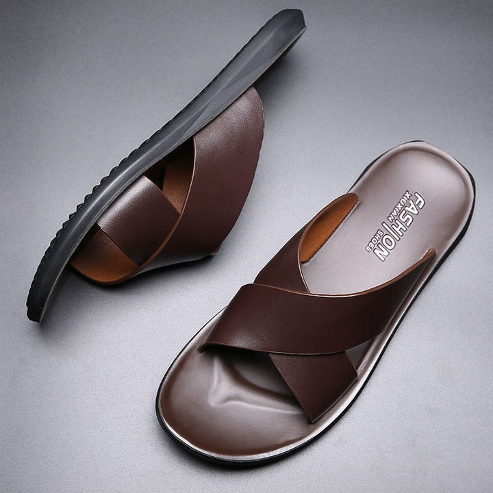 Heren Sandalen  | Open Teen Kruisbanden | Lichtgewicht Zomerschoen