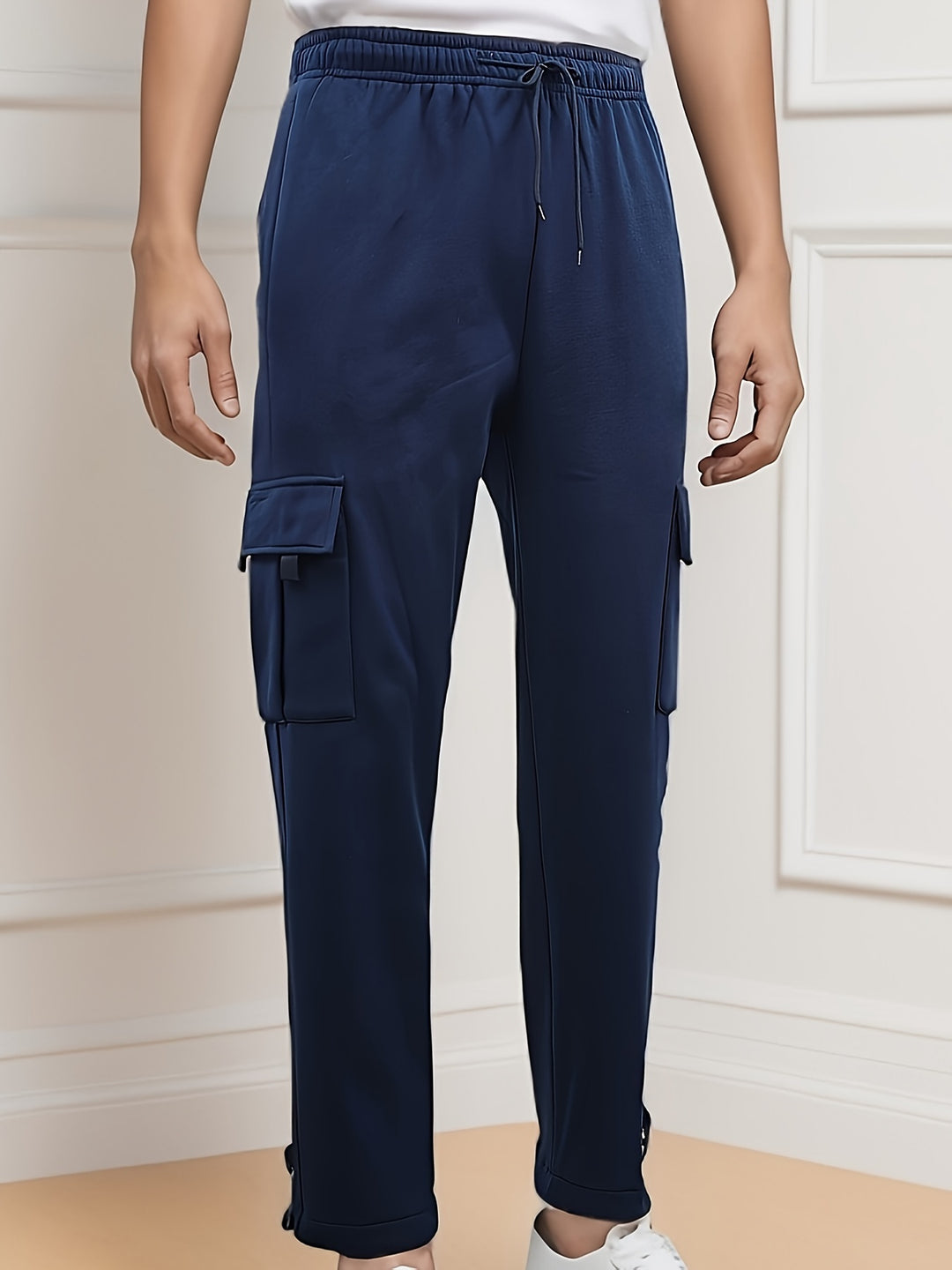 Heren Casual Joggingbroek | Meerdere Zakken | Polyester | Lente Kleding