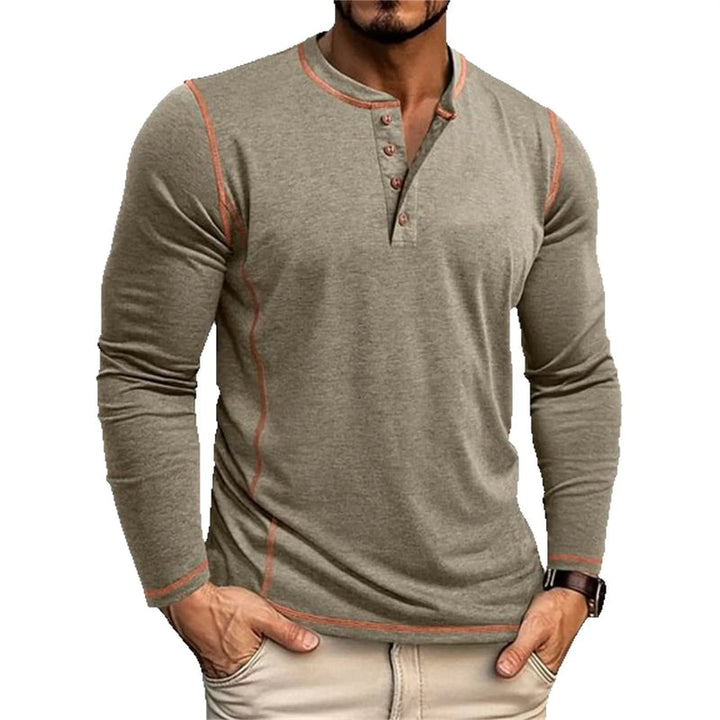 Heren Shirt | Slimfit | Lange Mouw Met Knoopjes | Herfst