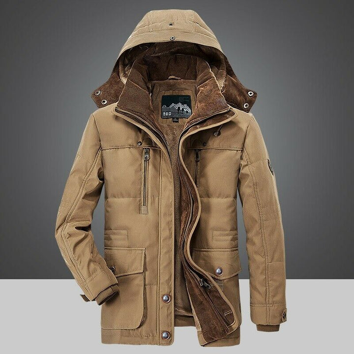 Winterjas Heren | Warme Outdoor Jas met Zakken