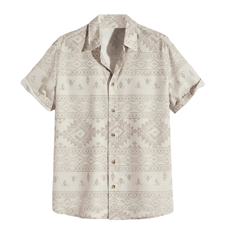 Heren Shirt | Luchtig | Knoopsluiting | Zomer