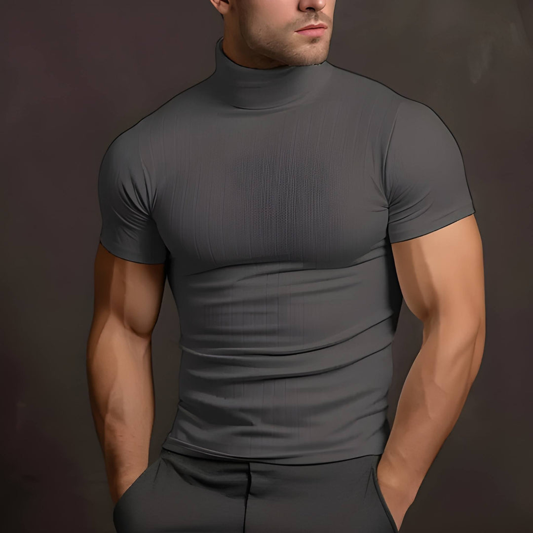 Heren T-Shirt | Slim Fit & Colkraag | Casual stijl