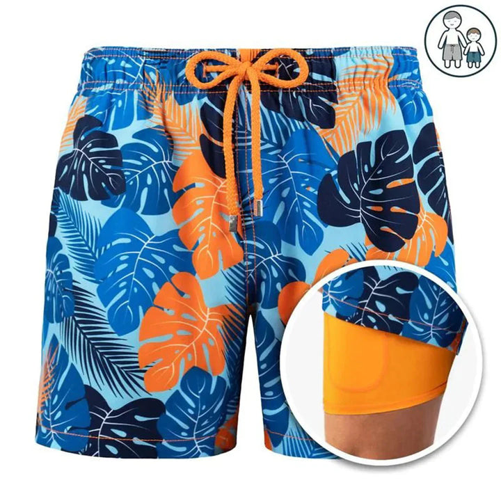 Heren Zwembroek | Straight | Trekkoord | Zomer