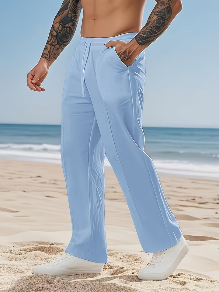 Heren Broek | Tapered | Elastische Taille | Zomer
