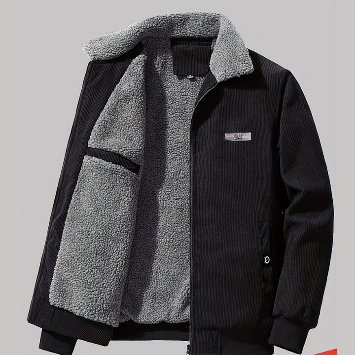 Winterjas Heren | Vintage Jas | Warm met Reverse kraag