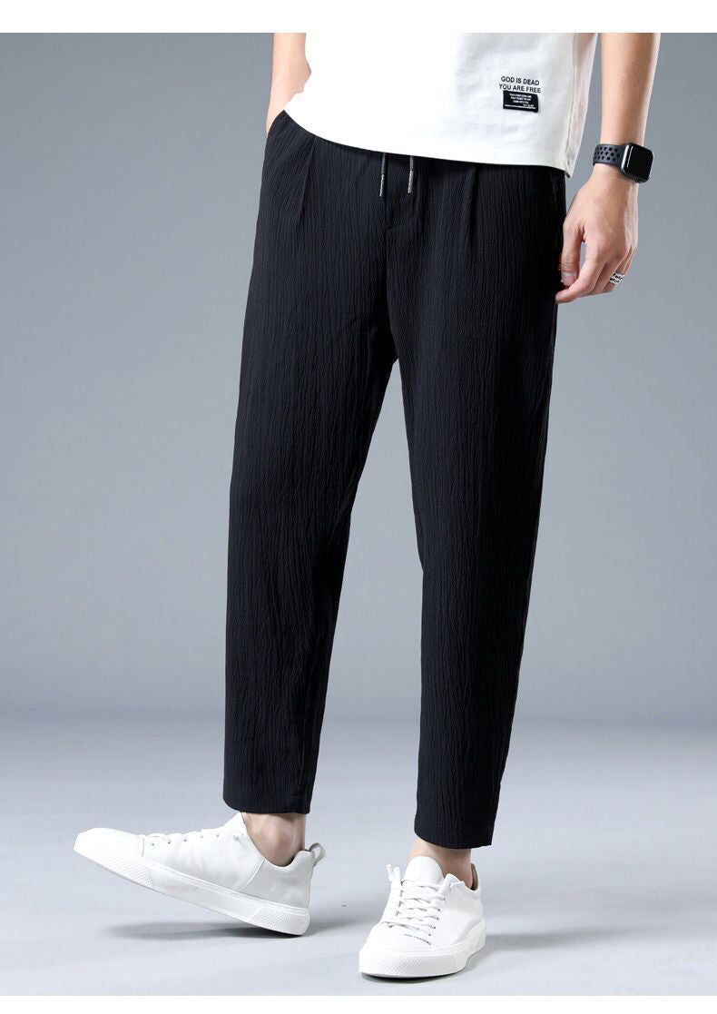Heren Broek | Tapered Elegant | Elastische Taille | Zomer