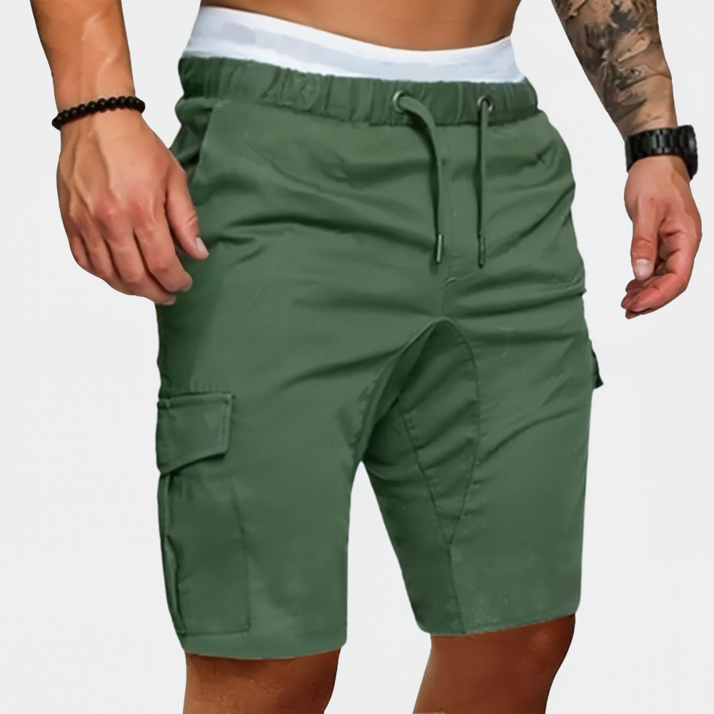 Heren Cargo Short | Straight | Trekkoord | Zomer
